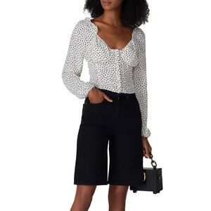 Louna Polka Dot Sweetheart Blouse
